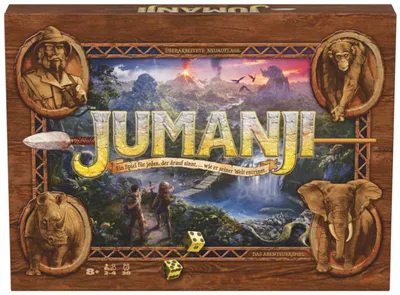 Produktbild von Spin Master Games Jumanji Familienspiel für 2–4 Spieler, ab 8 Jahren