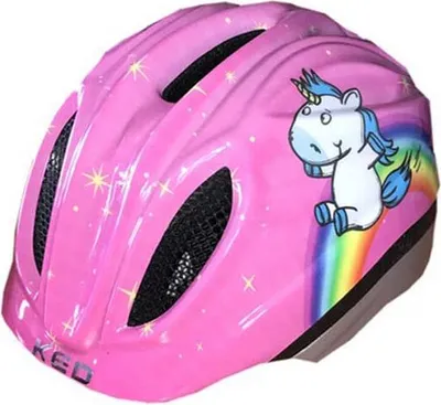 Image de Casque de vélo pour enfant, motif licorne, couleur rose, taille M
