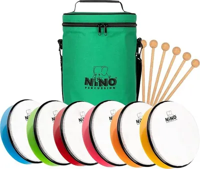Imagen del producto de Conjunto de tambores de mano, varios colores (NINOSET45)