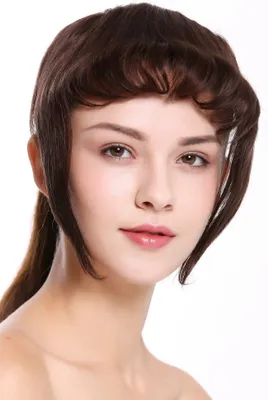 Produktbild von WIG ME UP Echthaar Pony Toupet Braun AZL006HH-6