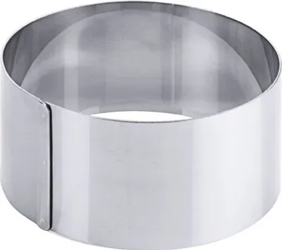 Produktbild von Tortenring, Tortenform, Edelstahl, 12-20 cm Ø, auslaufender Rand : 12 cm Variante: 12 cm