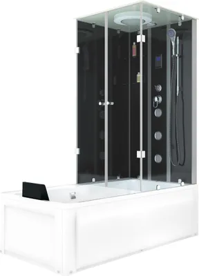 Produktbild von Whirlpool Dusche Kombination K05-L31-WP Duschtempel 180x90 cm