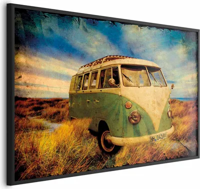 Obrázek produktu pro Plakát Papírový plakát - Retro autobus 90x60 cm Lidé i-C-0137-ao-a