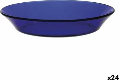 Image de Duralex Lys Bleu Assiette plate 19'5 x 3'5 cm (24 pièces)