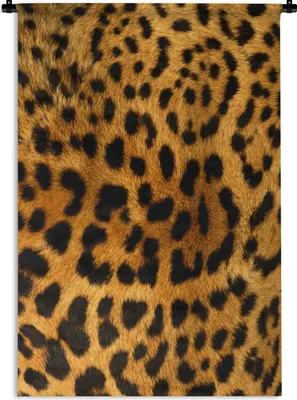 Produktbild von MuchoWow® Wandteppich Wandbehang Leopard - Pantherdruck - Braun 60x90 cm Tapisserie Dekoration Wandtuch - Foto-Teppich - Abwaschbar