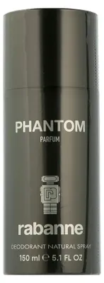 Zdjęcie produktu dla Rabanne PHANTOM PARFUM, Mężczyźni, Dezodorant, Dezodorant w spreju, Spray, 150 ml, alcohol denat., aqua (water), parfum (fragrance), glyceryl caprate, ethylhexylglycerin, limonene,...