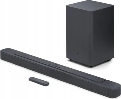 Zdjęcie produktu dla Soundbar JBL BAR DEEP BASE MK2 Czarny 2.1-kanałowy, Bezprzewodowy Subwoofer, Dolby Digital, HDMI ARC, Bluetooth