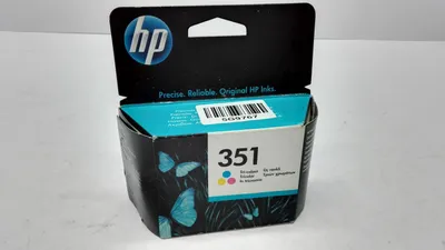 Produktbild von HP 351 Cyan/Magenta/Gelb Original Druckerpatrone, Cyan, Magenta, Gelb, Tinte auf Farbstoffbasis, 1 Stück(e), 170 Seiten