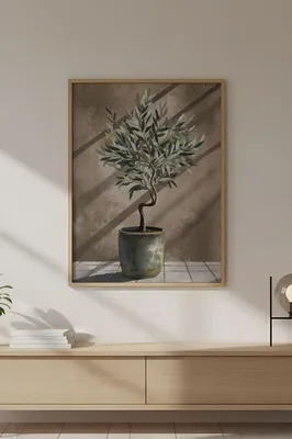 Obrázok produktu pre Wallity, elegantný zarámovaný obraz z MDF, 50 x 70 cm, 100 % MDF (3 mm) a rám z masívneho dreva (2 cm) | Ideálny do moderných interiérov, štýlový a dekoratívny.