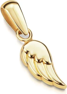 Produktbild von SILBERKETTEN STORE Ketten Anhänger Engelsflügel - 333 Gold