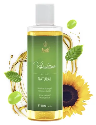 Vibratissimo Vibratissimo “Natural” olio da massaggio per un piacere, 100 – immagine 1