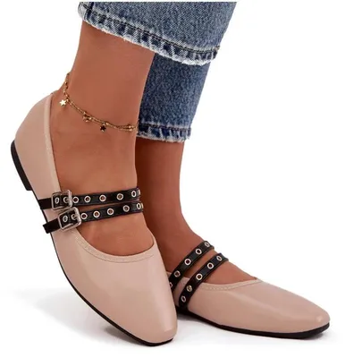Produktbild von Damenturnschuhe Mit Riemen Beige Deliora 40