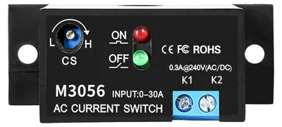 AC-Stromsensor 0,2-30 A, einstellbar, mit LED, M3056 NC