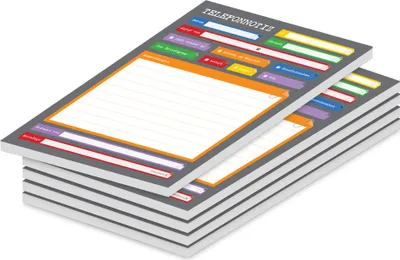 Produktbild von PRICARO Telefonnotizblock, A5, Perfekt, 5 Stück
