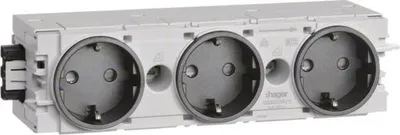 Image de Hager GS30009011 Steckdose Graphit (GS30009011)