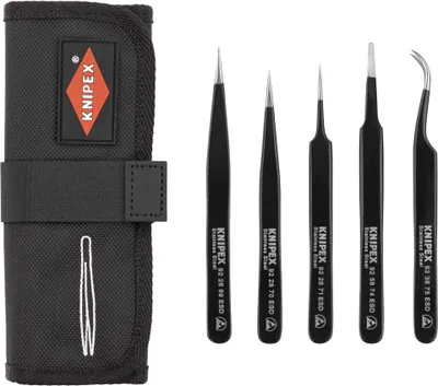 Zdjęcie produktu dla Zestaw uniwersalnych szczypiec ESD, 5 szt. 92 00 01 ESD KNIPEX | 4003773087038