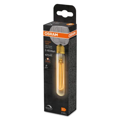 Zdjęcie produktu dla OSRAM LED Filament Vintage E27 4,8W 470lm 2.200K gold dim 351374 4099854091803