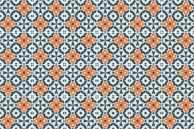 Produktbild von Fliesenaufkleber 15x15 cm – 24 Stück – Selbstklebend – Wasserfest – Pflegeleicht – Hitzebeständig – Für Küche & Bad – Blumenmuster