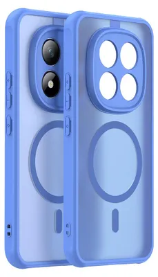 Produktbild von Handyhülle für Xiaomi Redmi Note 15 Pro Plus 5G / POCO M8 Pro 5G, Techsuit HaloFrost II MagSafe, Hellblau
