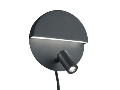 Immagine prodotto di Trio Leuchten - Applique design nero incl. LED - Marion I Soggiorno I Camera da letto - Metallo Altro - I (non sostituibile) LED