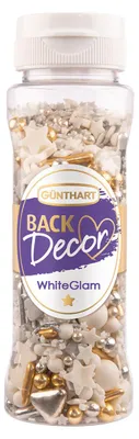 Zdjęcie produktu dla Posypka dekoracyjna Günthart, White Glam 110g