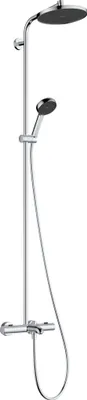 Image de hansgrohe Activera S système de douche 240, 1 type de jet, EcoSmart, avec thermostat de baignoire Ecostat, 28871000