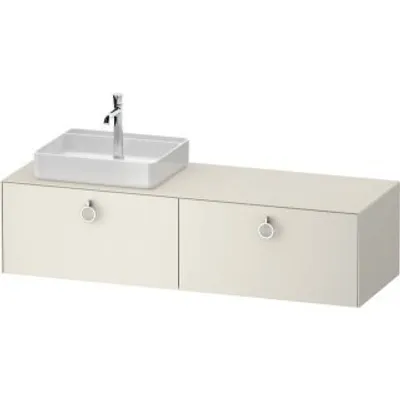 Produktbild von DURAVIT WT4890L39390010 Konsolen-WTU wh White Tulip 550x1600x