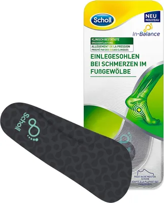 Produktbild von Scholl In-Balance Arch Pain Relief Insole Medium Vlo~ ky do Bot 1 Stü ck