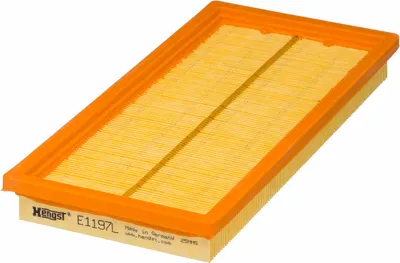 Produktbild von Luftfilter HENGST FILTER E1197L für FIAT PANDA (169) Filtereinsatz