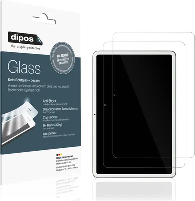 Zdjęcie produktu dla 2x folia ochronna do tabletu Google Pixel 11 cali - folia antywstrząsowa 9H dipos Glass z tworzywa sztucznego