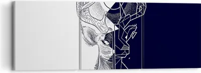 Produktbild von Bild auf Leinwand - Leinwandbild - Abstraktion modern - 90x30cm - Wand Bild - Wanddeko - Wandbilder - Leinwanddruck - Bilder - Kunstdruck - Wanddekoration - Leinwand bilder - Wandkunst - CA90x30-4059