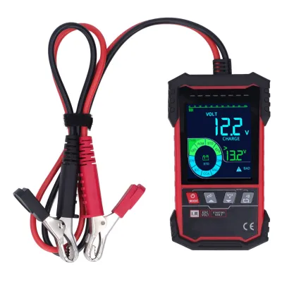 Obrázok produktu pre Tester autobatérií, 12V 24V tester autobatérií, 100-1999 CCA záťažový tester, tester záťaže, automobilový alternátorový tester, digitálny analyzátor batérií, tester nabíjacieho systému