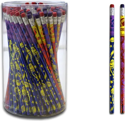 Produktbild von 144 Bleistifte / 2 verschiedene Farben / in Runddose