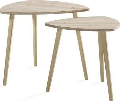 Produktbild von Couchtisch Vicco Twino Sonoma 60 x 50 cm 2er Set, Model 57298