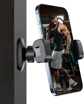 Image de Support magnétique pour téléphone à 360 degrés, compact, résistant aux rayures, pour iPhone
