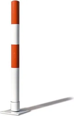 Produktbild von MORION SWING Sperrpfosten, selbstaufr., rot/weiß, zum Aufdübeln