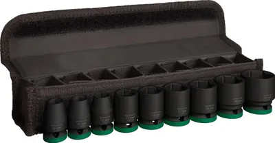 Immagine prodotto di Set di bussole a percussione Bosch PRO 1/2" Standard 9 pezzi - 2608003038