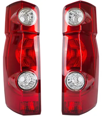 Für VW Crafter 2E ab 2005- Rückleuchten Heckleuchten LINKS + RECHTS in der Farbe von GOLDCAR
