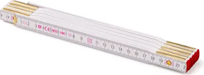 Produktbild von Zollstock Metrie Perfekt 10 - 2m weiß