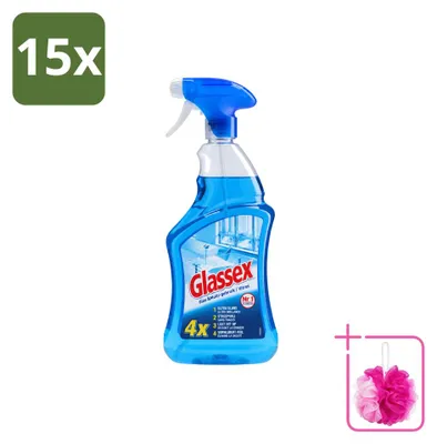 Produktbild von 15 x Glassex Glas- und Multi-Reinigungsspray - 750 ml - Sparpackung - 15 Stücke