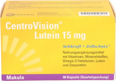 Obrázok produktu pre Centrovision Luteín 15 mg kapsuly 90 kapsúl