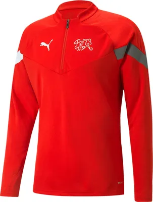 Produktbild von PUMA SFV Schweiz Training 1/4-Zip-Top Herren puma red/puma white L