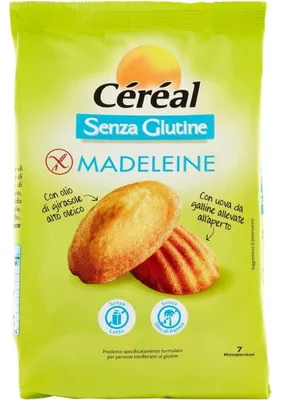 Produktbild von Madeleine Senza Glutine glutenfreie Kekse 200g - Müsli