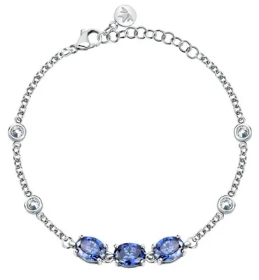 Produktbild von Stilvolles Armband mit blauem Zirkonia Colori SAVY19