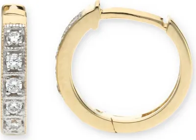 Produktbild von JuwelmaLux Creolen 333 Gold mit Zirkonia JL10-06-1827