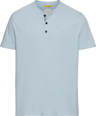 Produktbild von Kurzarm Henley aus Organic Baumwolle