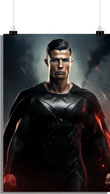 Zdjęcie produktu dla Plakat Cristiano Ronaldo - Plakat piłkarski - Plakat superbohatera - 51x71cm - Idealny do oprawienia w ramkę