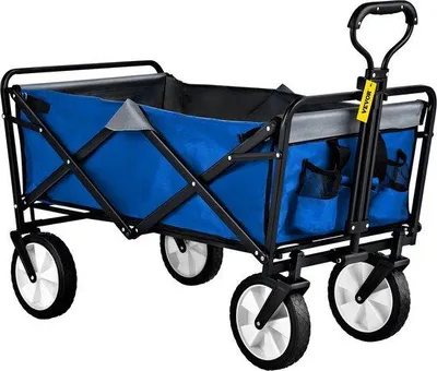 Obrázek produktu pro Famanu Bolderkar – skládací vozík s nosností 80 kg – modrá/šedá