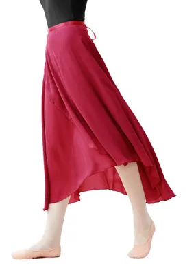 Immagine prodotto di Gonne da balletto lunghe trasparenti da donna Daydance, nere, con cintura