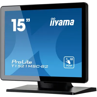 Produktbild von iiyama ProLite T1521MSC-B2, 38,1 cm (15"), 1024 x 768 Pixel, XGA, LED, 8 ms, Schwarz